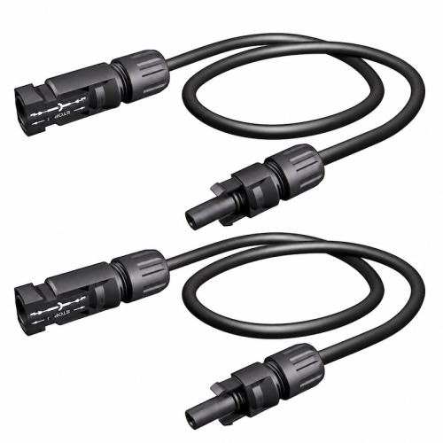 Interconnect 4mm2 Solar PV Cable with Staubli MC4 Connectors - 2M (Pair)