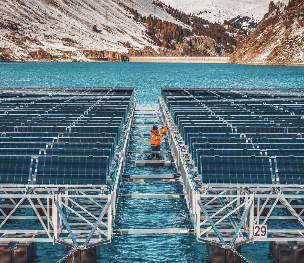 Floating Solar PV Panels
