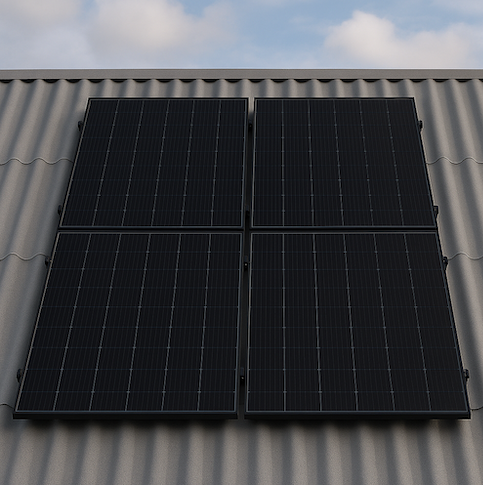 Plug-In Solar 7.00kW (14 Panel) DIY Solar Power Kit with Corrugated Roof Mount (Enphase Micro-Inverter)