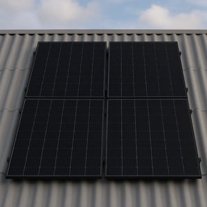 Plug-In Solar 1.00kW (2 Panel) DIY Solar Power Kit with Hanger Bolt Mounts (Enphase Micro-Inverter)