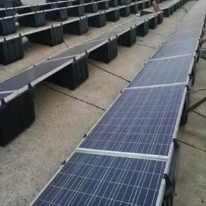 Plug-In Solar 1.00kW (2 Panel) DIY Solar Power Kit with Fastensol Trays for Ground/Flat Roof (Enphase Micro-Inverters)