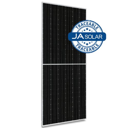 JA Solar 605W N-Type Bifacial Double Glass Half Cell MBB LB MC4 Solar Panel Traceable