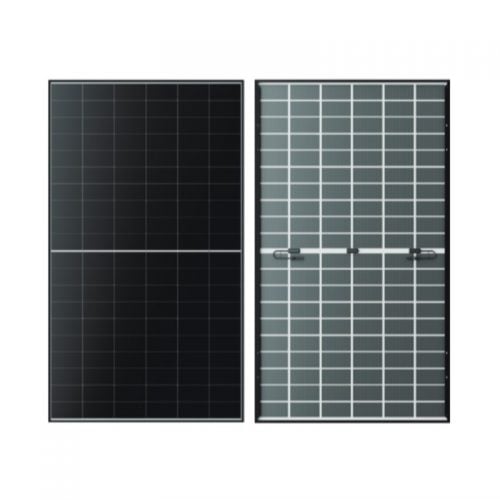 Longi Hi-Mo X10 HVD 485W N-Type Dual Glass Black Framed Bifacial Solar Panel