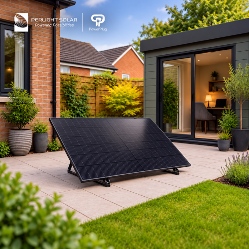 Plug In Solar Perlight PowerPlug MAX 930W, 2 Panel Kit (with 800W Micro-Inverter)