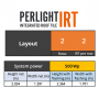 Perlight IRT 500W Roof Layout