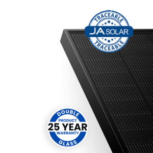 JA Solar 450W N-Type Double Glass Bifacial LB All Black Solar Panel – Traceable