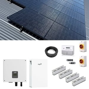 4.50kW (10 Panel) Hybrid Solar Power Kit with 5.76kWh Battery Storage (for Metal/Wooden Roofs)