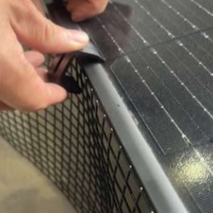 Fastensol Black Bird Protection (Mesh and Clips) 30M Reel